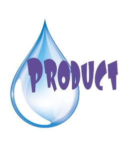 Waterdroplet with Product